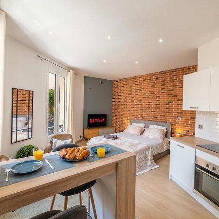 Grand Studio Climatise Tres Proche Monaco Beausoleil Luaran gambar